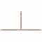 Ekena Millwork Portland Smooth Timber Gable Bracket, Douglas Fir, 108"W x 49"H x 1 1/2"D x 3 1/2"F, 11/12 Pitch GBW108X49X0204POR00SDF - alternate 1